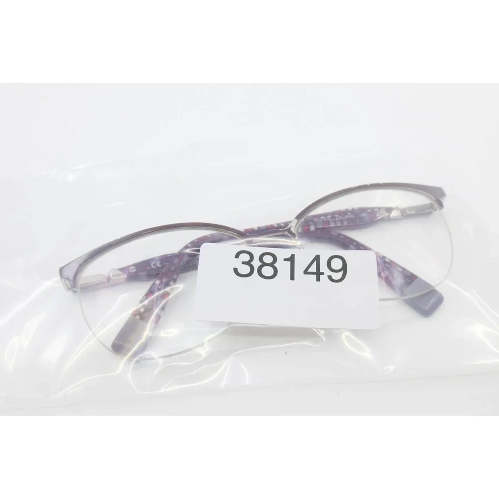 Furla VFU181K Burgundy Silver Cat Eye Eyeglasses Frames 54-16-135 0N54